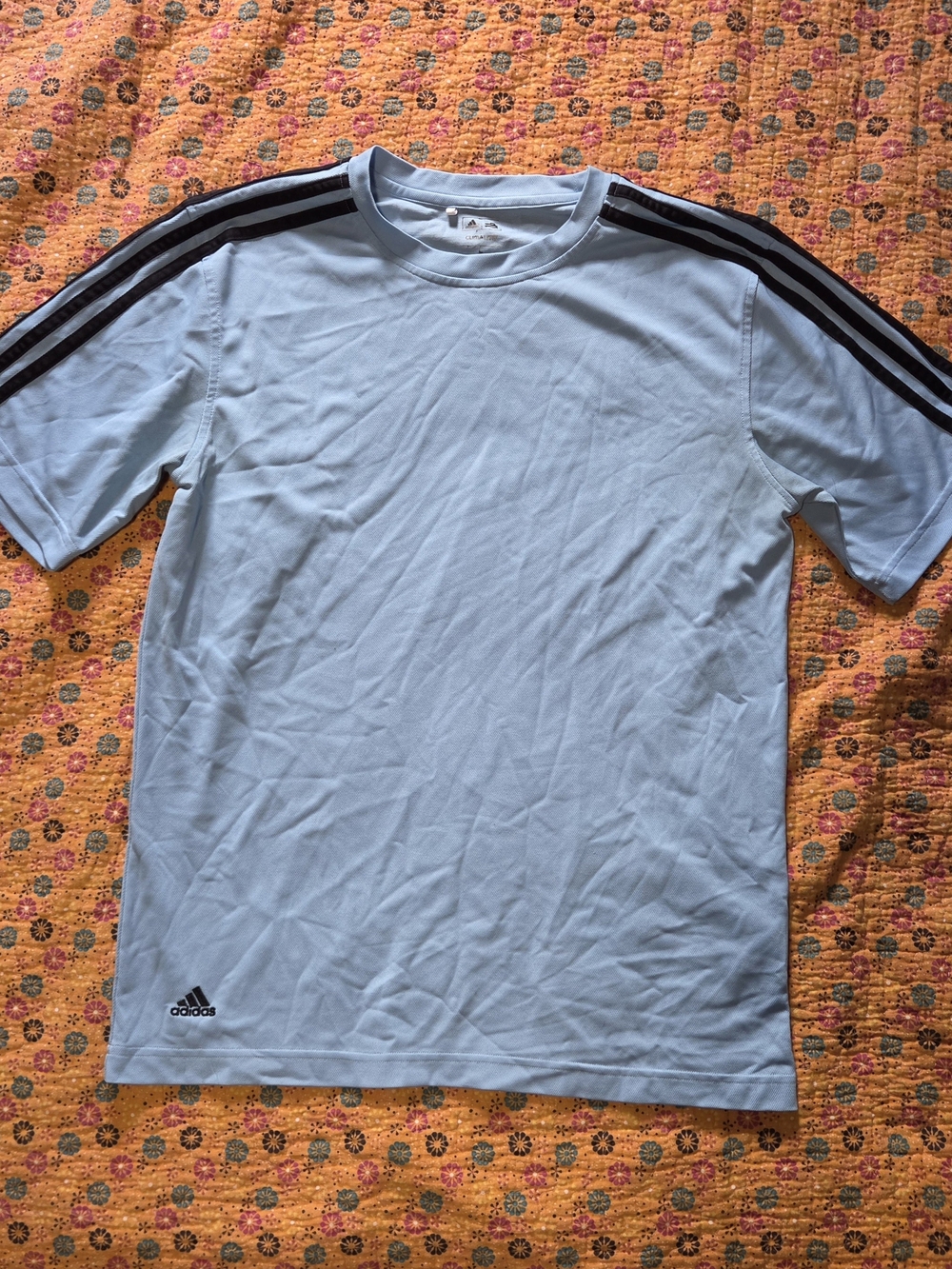 Adidas Men’s Climalite Light Blue Crew Neck Tee